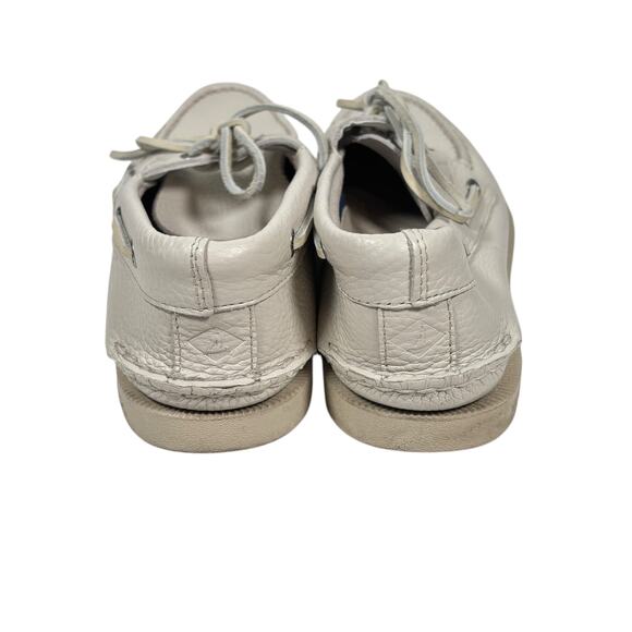 MENS 9.5 ICE OFF WHITE SPERRY BOAT SHOES - Picture 4 of 6
